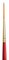 Princeton Series 4050 Heritage Synthetic Sable Brush-Short Handle Liner Size 4